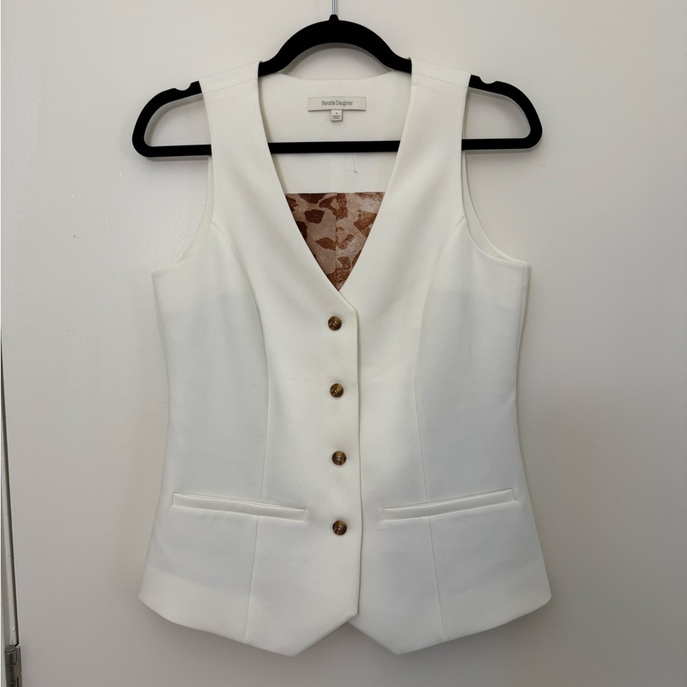 Favorite Daughter Cream Vest